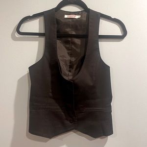 Kontatto Black Waistcoat Size Small